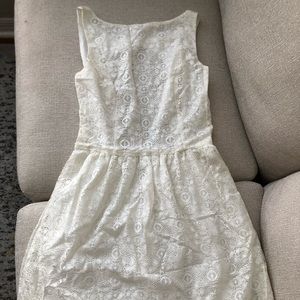 White/beige dress